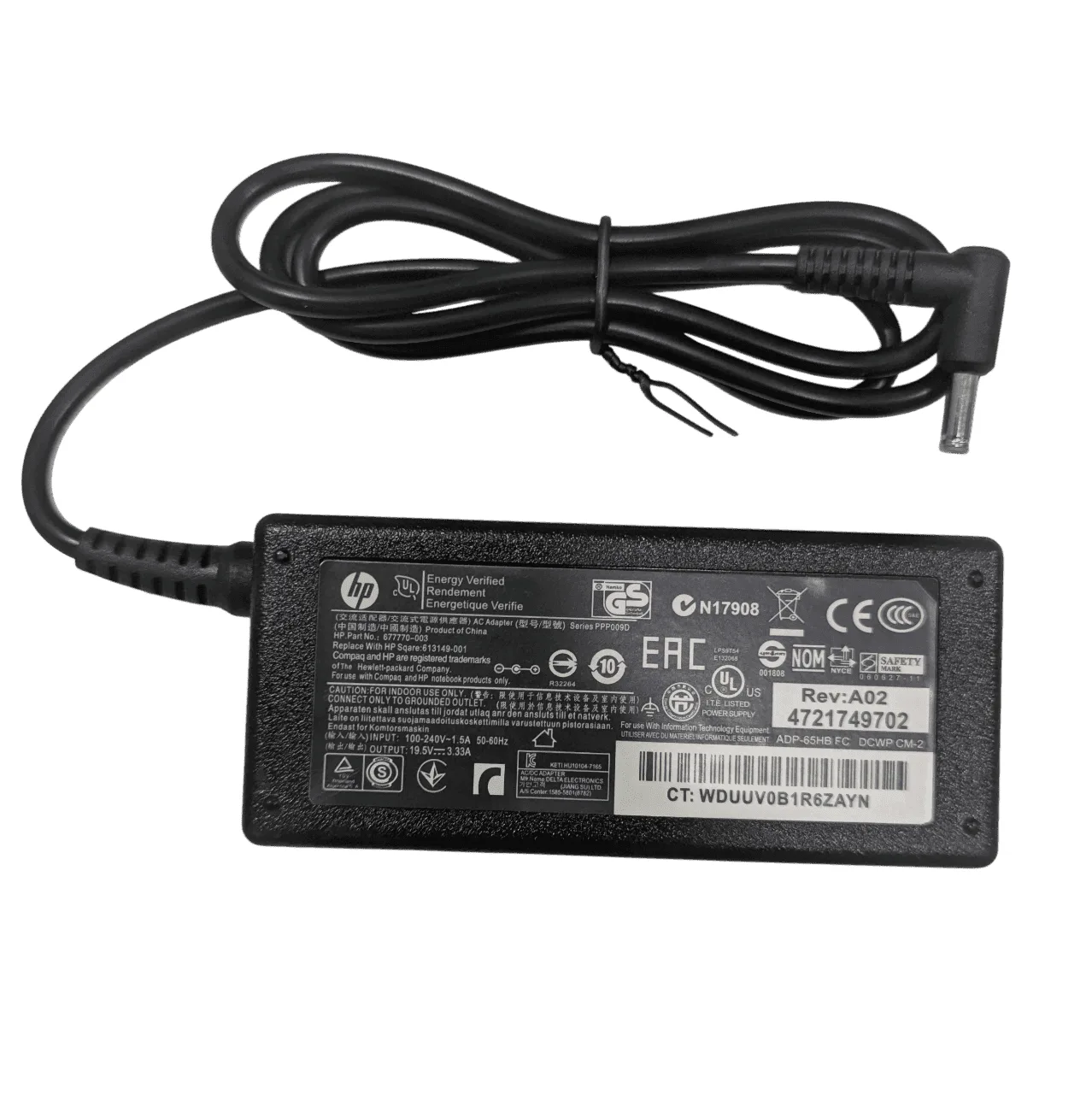 HP Charging Adapter – Bluepin (Small Pin) Thumbnail 4