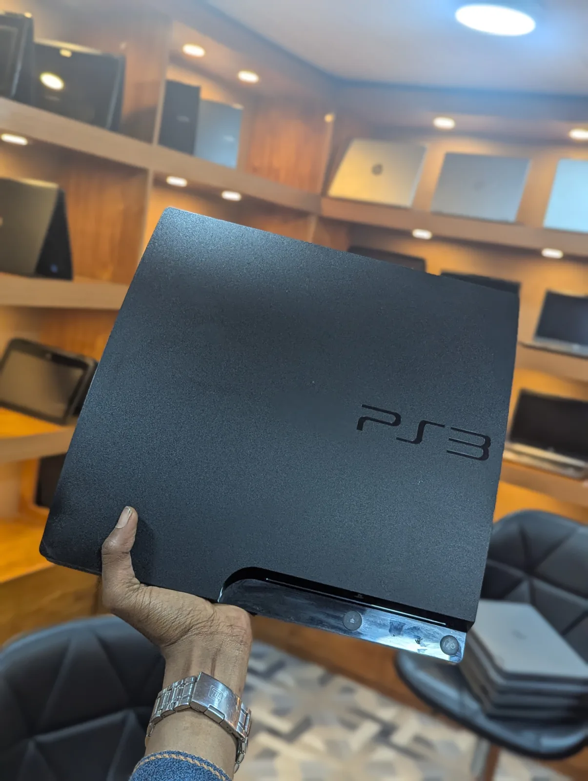 Playstation 3 (PS3) Complete 10 Games Installed 2 Gamepads Controllers All Cables Thumbnail 3