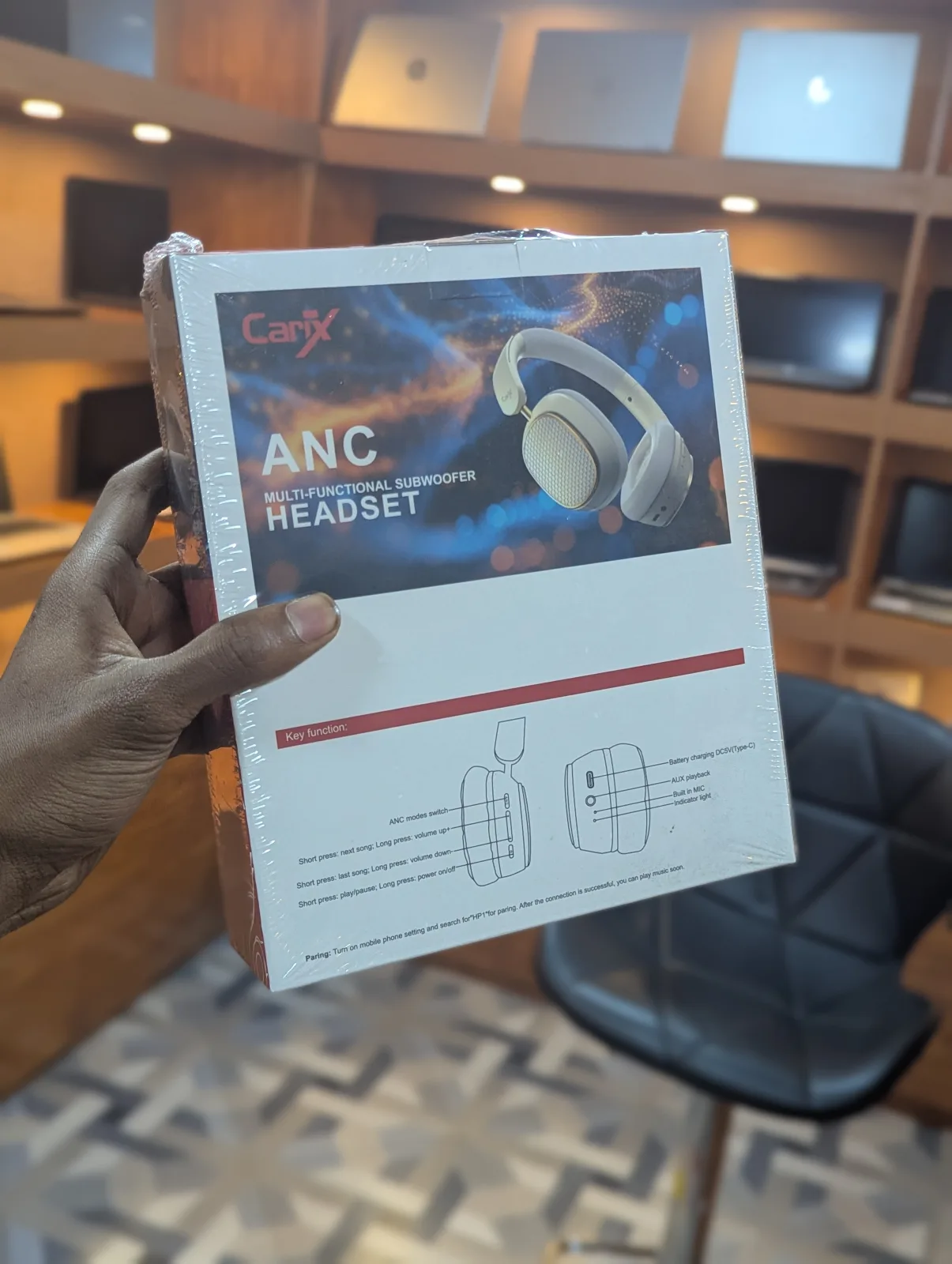 Carix HP1 ANC Subwoofer Headset Thumbnail 2