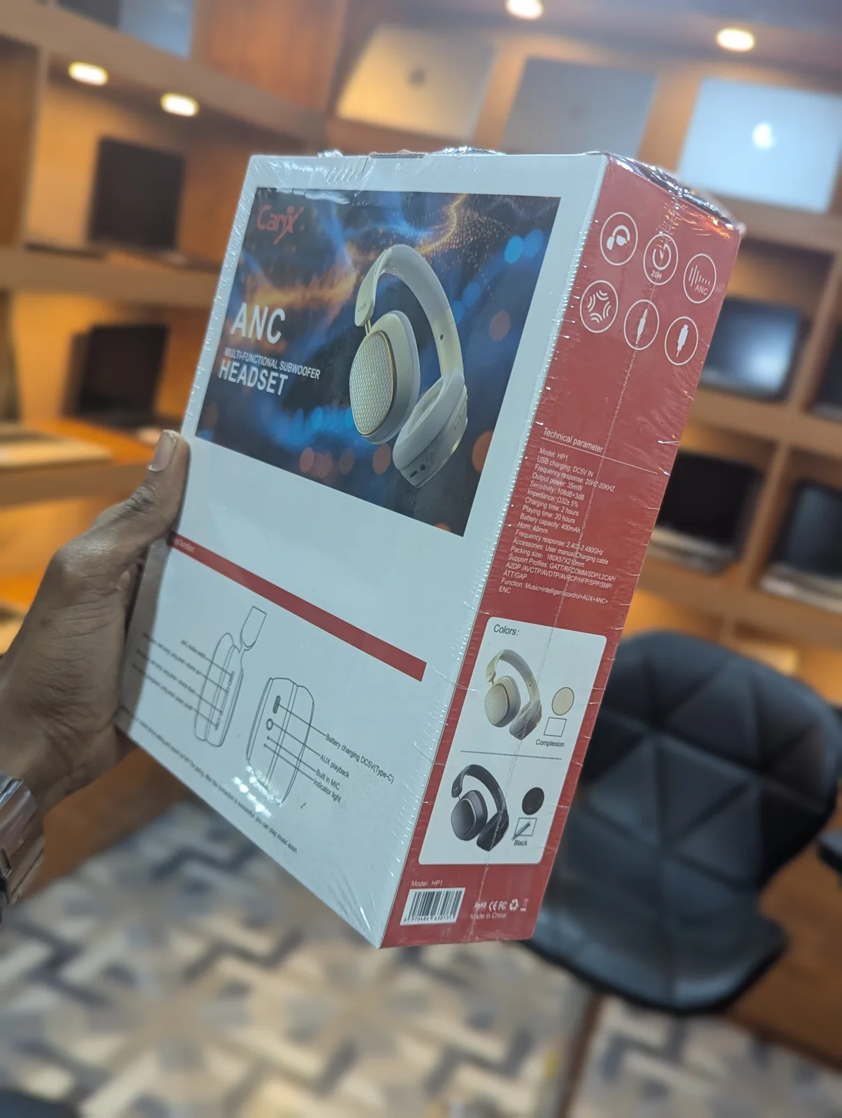 Carix HP1 ANC Subwoofer Headset Thumbnail 4