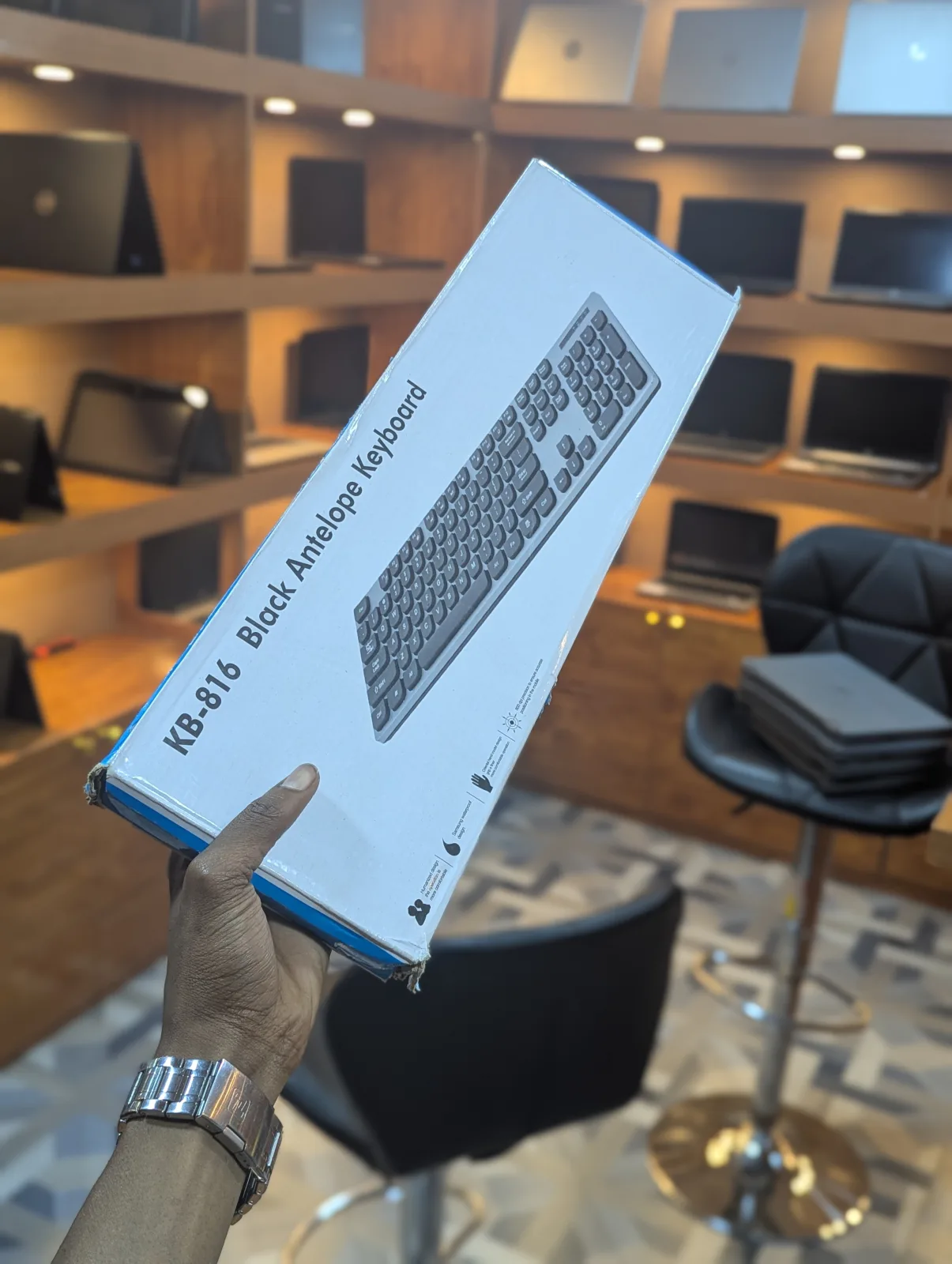 KB 816 Wireless Rechargable Keyboard Thumbnail 3