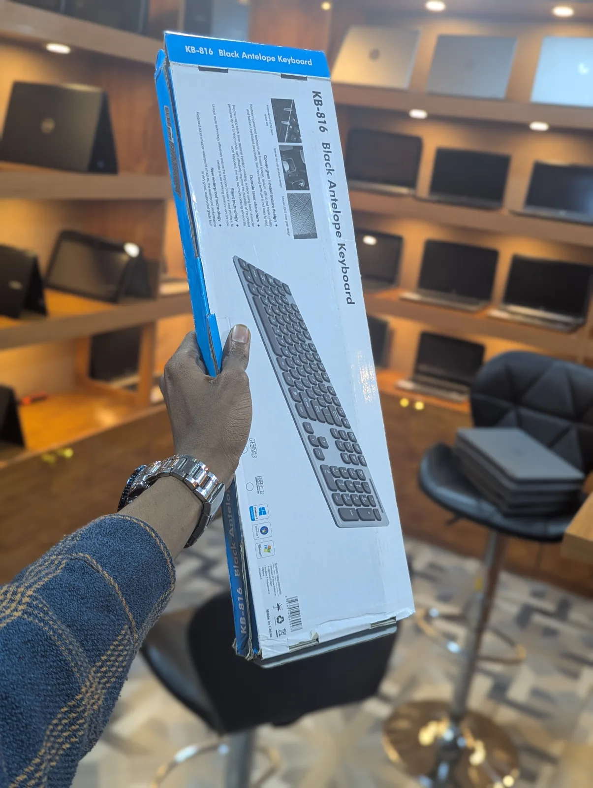 KB 816 Wireless Rechargable Keyboard Thumbnail 4