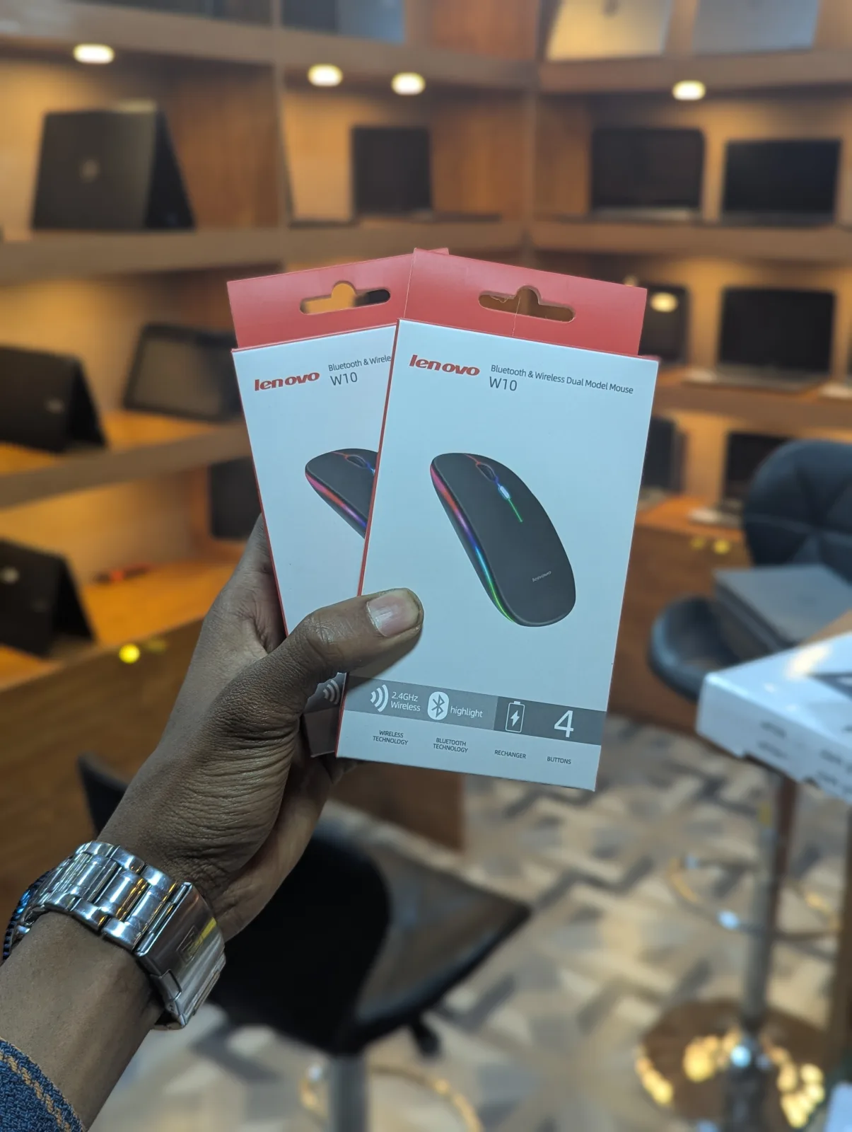 Lenovo Wireless Mouse Rechargable Thumbnail 4