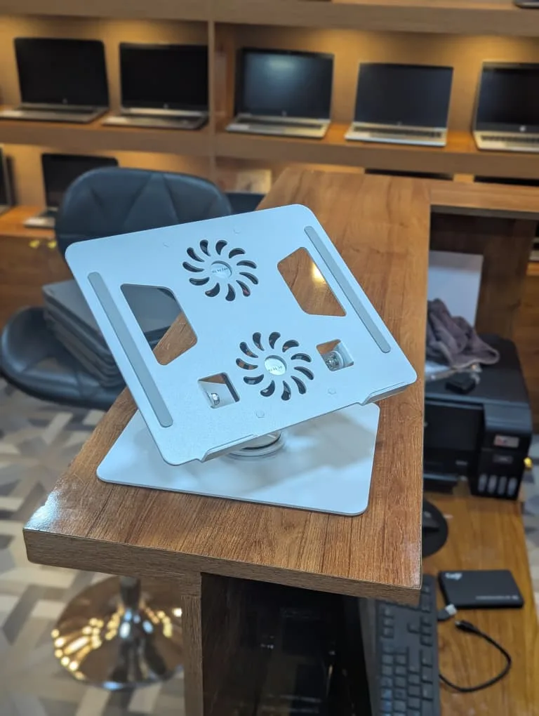 Laptop Stand 360 With Fan Thumbnail 4