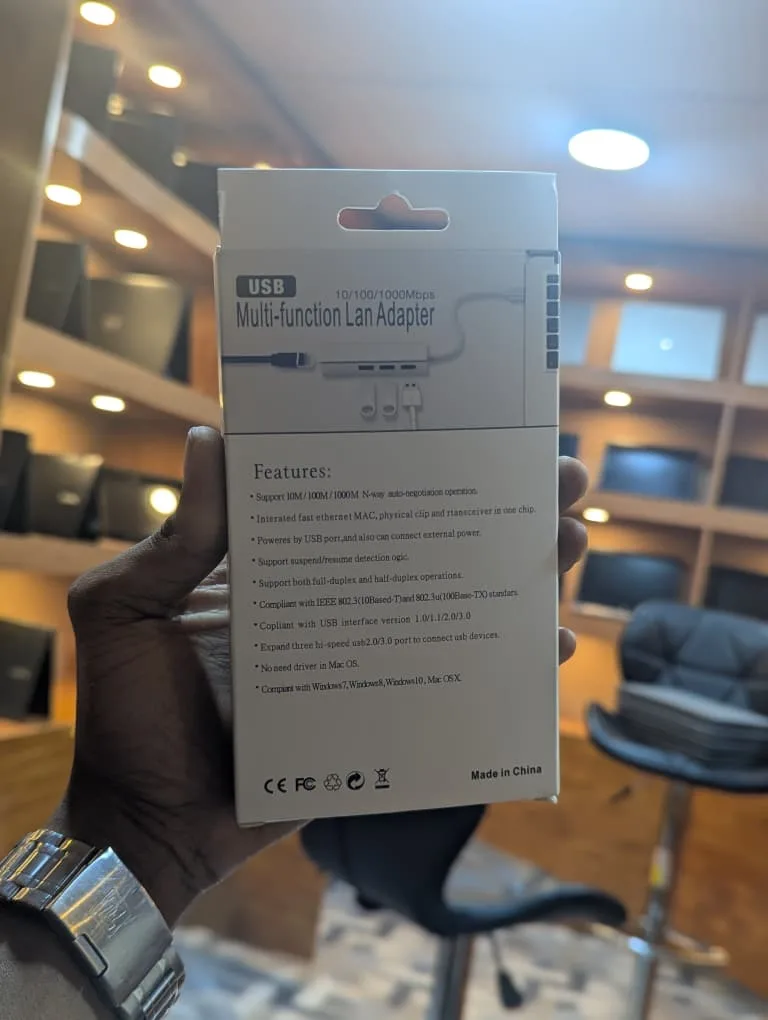 USB Hub Plus LAN Ethernet Port Thumbnail 2